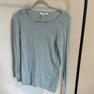 White House Black Market Sky Blue Sweater